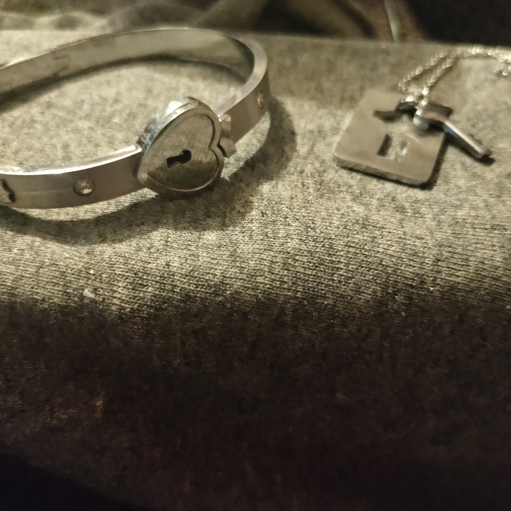 Stainless steel locking bracelet